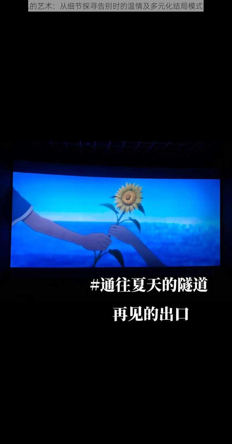 再见的艺术:从细节探寻告别时的温情及多元化结局模式探讨
